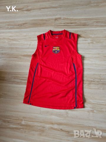 Оригинален мъжки потник Nike Dri-Fit x F.C. Barcelona, снимка 2 - Тениски - 45876834
