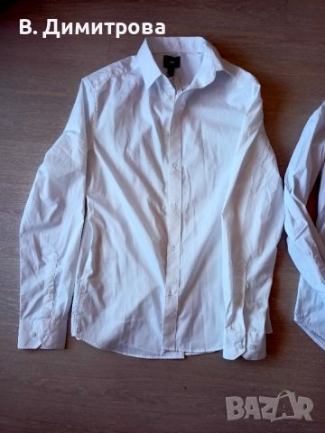 Мъжки ризи Slim Fit, S размер + черни дънки Dressman размер 34/34, снимка 6 - Ризи - 45296561