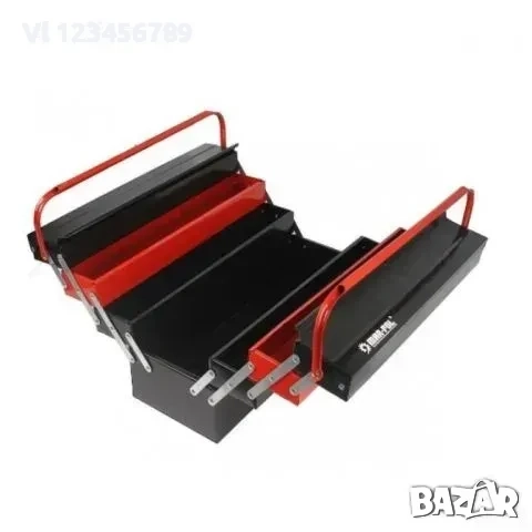 Метален куфар за инструменти тип акордеон, Mar-Pol, снимка 2 - Куфари с инструменти - 52264663