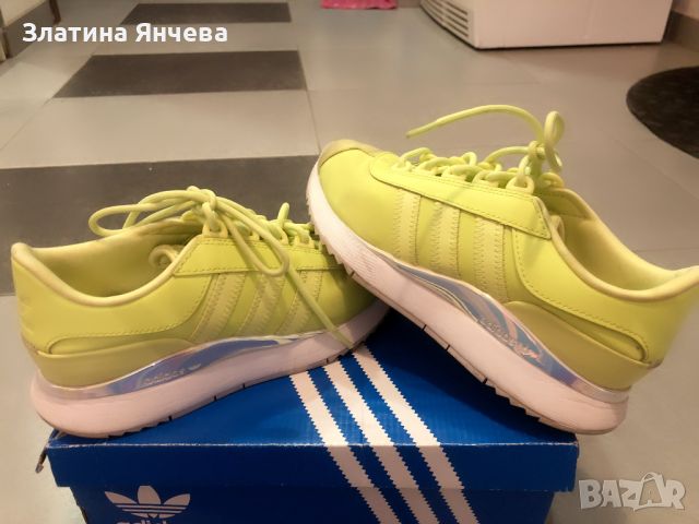 Оригинални Adidas SL Andridge в неоново зелено, снимка 4 - Маратонки - 45967737