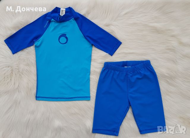 Плажни блузи UPF 50+ и бански за момче 7-8 години, снимка 12 - Детско бельо и бански  - 45694782