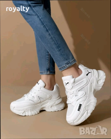 Puma Бели Дамски Маратонки 36-40 Номер , снимка 3 - Маратонки - 52510202