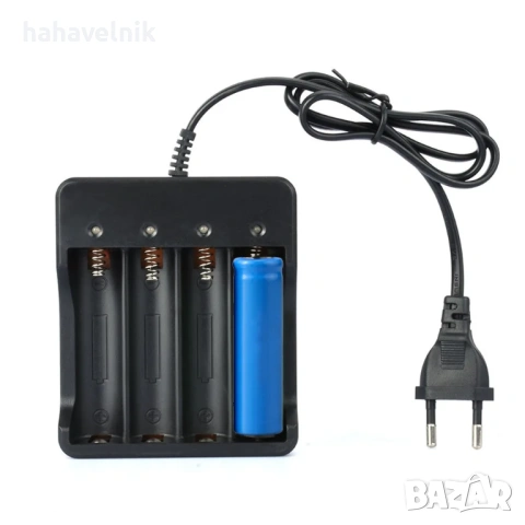 Зарядно  Charger 18650 за 4 батерии 18650 Li-Ion батерии