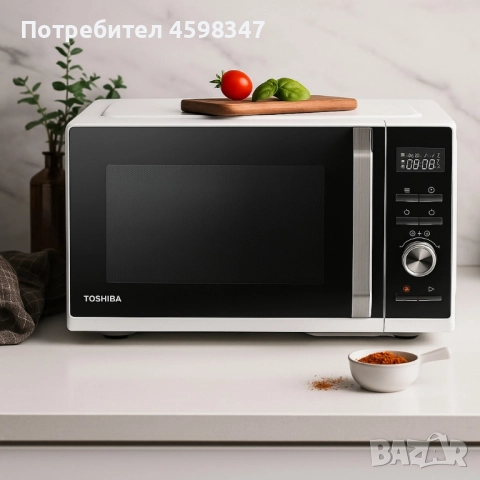 Микровълнова печка Toshiba MW3-AC26SF (26 L) / MW3-SAC23SF (23 L) - С грил, конвекция и Air Fry, снимка 1