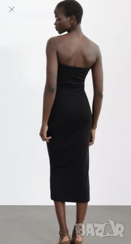 Черна рокля ZARA, снимка 3 - Рокли - 45966915