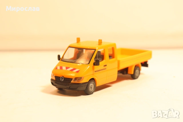 HERPA H0 1/87 MERCEDES SPRINTER КАМИОН КОЛИЧКА МОДЕЛ, снимка 3 - Колекции - 54113968