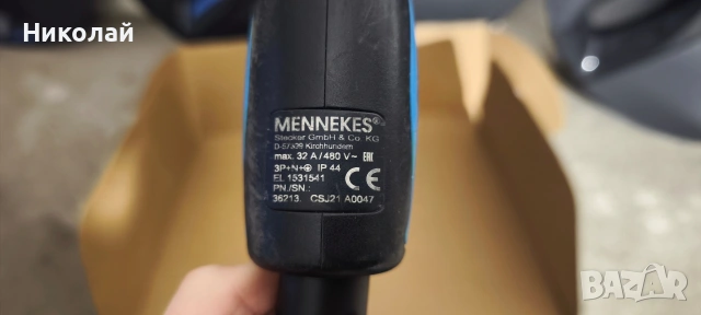 Mennekes Трифазен Кабел зареждане Електромобил Type2 4m 22kW 32A 480V, снимка 8 - Аксесоари и консумативи - 53695242