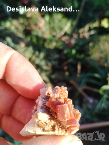 Ванадинит от Мароко , снимка 2 - Колекции - 52943499