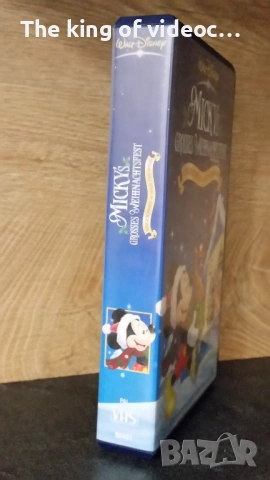 Видеокасета " Големият коледен празник на  Мики " VHS  КАТО НОВА , снимка 3 - Анимации - 53134558