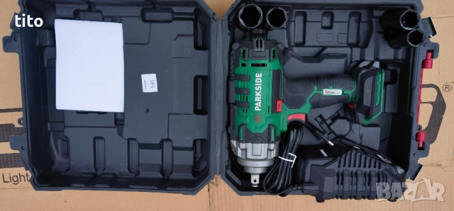 Чисто Нов Парксайд / Parkside гайковерт, снимка 5 - Аксесоари и консумативи - 52921280