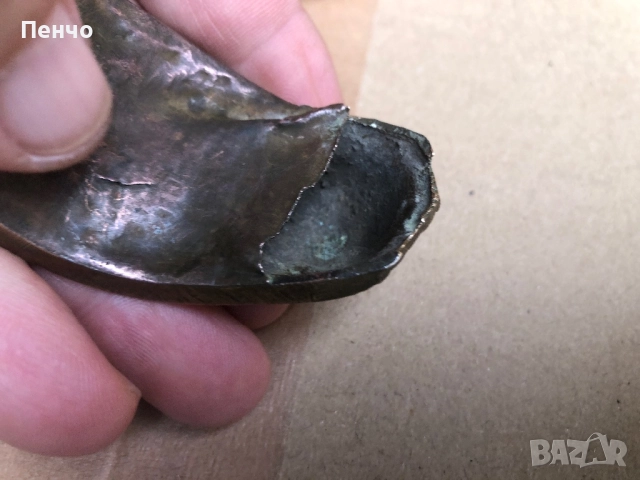 стара възрожденска гривна РОГАТКА - за реставрация, снимка 12 - Антикварни и старинни предмети - 45552263