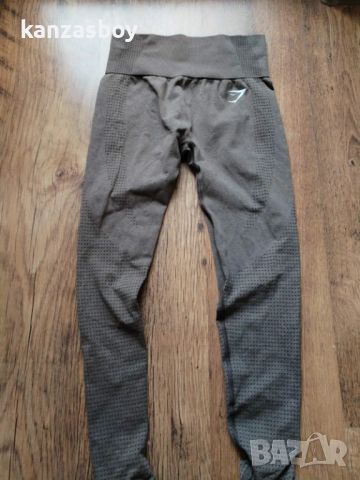 Gymshark Vital Seamless 2.0 Leggings Brown Marl - дамски фитнес клин С, снимка 8 - Клинове - 53864474