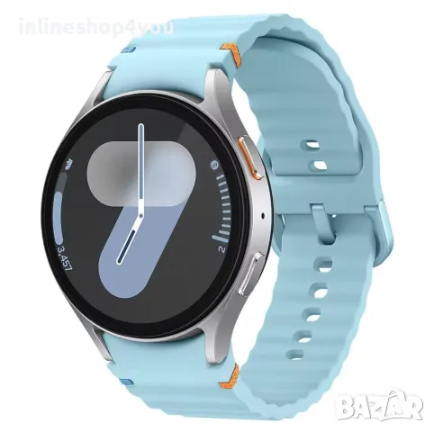 Силиконова Каишка (20мм) за Samsung Watch7 | Watch6 | Watch5 | Watch4, снимка 11 - Смарт гривни - 46985800