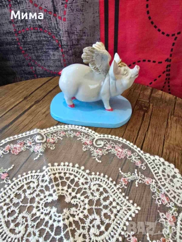 Порцеланово прасенце, снимка 3 - Декорация за дома - 53096772