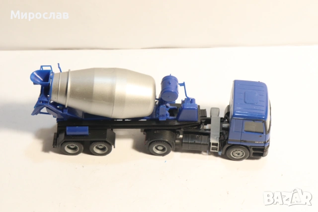 HERPA 1/87 MERCEDES ACTROS БЕТОНОВОЗ МИКСЕР КАМИОН МОДЕЛ, снимка 6 - Колекции - 53664785