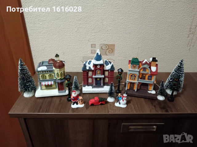 Нови LED светещи селца.с 3 светещи къщички, общо от 14 фигури., снимка 6 - Декорация за дома - 52346259