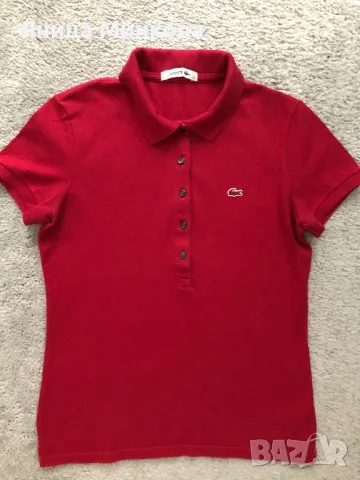 Дамска тениска Lacoste, снимка 3 - Тениски - 49546015