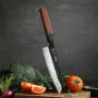 Кухненски нож HEZHEN Cuchillo Santoku de 7.3", снимка 2