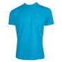 Памучна тениска в син цвят (003), снимка 1 - Тениски - 45451164