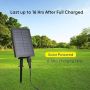 Aiyclan външни соларни лампи 15M 25+2 LED, G40 пластмасови нечупливи крушки, за декорация на градина, снимка 2