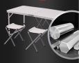 Комплект сгъваема маса и столове Malatec, снимка 1 - Други - 45593205
