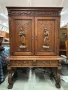 Уникален бар - шкаф от дъбов масив, снимка 1