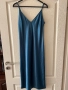Нова елегнтна дълга миди midi дължина парти рокля zara Zara Зара тюркоаз тюркоазена , снимка 1