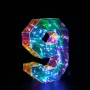 LED светеща цифра и свещичка за рожден ден - 9, снимка 1