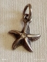 Сребърна висулка морска звезда с кристал фешън АРТ БИЖУ 26028, снимка 4