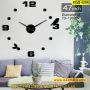 Голям 3D стенен часовник за декорация за дома - модел 4206 - КОД 4206, снимка 2