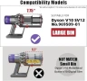 Нов Контейнер за Dyson V10 SV12 с HEPA филтър 969509-01 прахосмукачка, снимка 2
