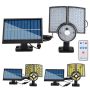 Соларна индукционна улична лампа,външен сензор за слънчево движение с дистанционно управление, снимка 3