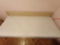 ТОП ОФЕРТА! Ъглови легла с МАТРАЦИ 82/190см и БЮРО дъб сонома, снимка 5