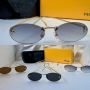 Fendi Дамски слънчеви очила елипса овални 4 цвята, снимка 1 - Слънчеви и диоптрични очила - 45276583