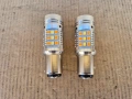 LED крушки оранжево и бяло двойна светлина DRL дневни светлини 1157, снимка 2