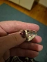 красив сребърен пръстен със седеф, снимка 3