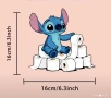 Стич Stitch ролки хартия стикер лепенка за стена мебел или тоалетна чиния за капака и автомобил авто, снимка 4