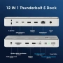 WAVLINK Thunderbolt 5 Dock 12-в-1 докинг станция – 8K, 2.5G Ethernet, SD, USB, снимка 8