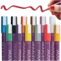 Акрилни маркери 12 цвята, За всякакви повърхности, Дрехи, обувки и др., снимка 1