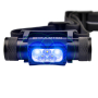 Мощен челник Dulotec H4 Pro + батерия 3400 mAh, с бяла и синя светлина, снимка 1 - Къмпинг осветление - 45006775
