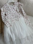 Красива бяла рокля с нежни цветя 🌸 нова! , снимка 1