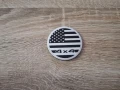 емблема черен кръг US Flag за Jeep, снимка 3