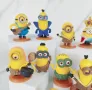 10 бр миньоните Minions миньони пластмасови фигурки играчки за игра и украса на торта фигурка, снимка 6