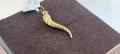 Нова-Златна висулка Рог-0,57гр/14кр, снимка 3