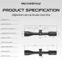 Оптика Vector Optics 3x12x44, снимка 5