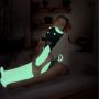 Котешка светеща плюшена възглавница за тяло, дължина 50 см, снимка 2