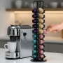 Метална въртяща се стойка Cheffinger за 40 капсули Nespresso – ред и бърз достъп до любимото кафе, снимка 2