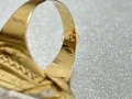 Дамски Златен Пръстен-2,15 грама, 14К (проба 585), снимка 6