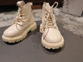 Нови детски боти 27 номер – бежови еко кожа, цип, снимка 2
