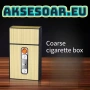 Табакера кутия за 20 цигари с водоустойчива и влагоустойчива електронна запалка с волфрамова тел, снимка 1